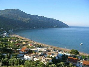 View over Agios Georgios Corfu